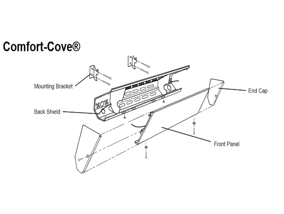 Heater installation illustration.